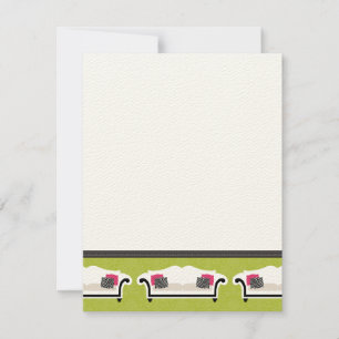 Chic Decor Flat Note-kaarten (GG's) Notitiekaartje