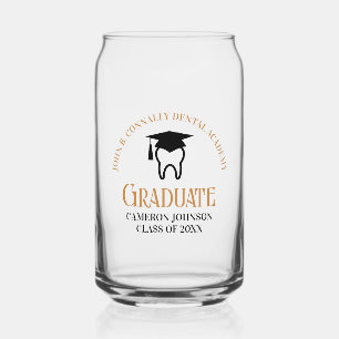 Chic Dental School Aangepaste Tandarts Afstuderen Blikvorm Glas