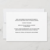 Chic Dental School Foto Aangepast Afstuderen Aankondiging (Achterkant)