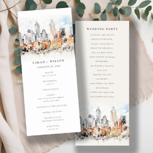 Chic Denver Colorado Programme de mariage Skyline