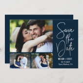 Chic die EDITABLE KLEUR schrijft sparen de Kaart v (Voorkant / Achterkant)