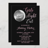 Chic Disco Ball Bachelorette Party Uitnodiging (Voorkant / Achterkant)