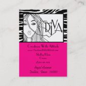 Chic DIVA-Visitekaartje Visitekaartje (Voorkant)