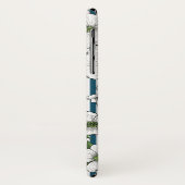 Chic Dogwood Blossom & Stripes Patroon Case-Mate iPhone Case (Achterkant/links)