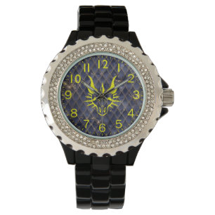 Chic Dragon Head & Blue Dragon Scales Watch Horloge