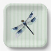 Chic Dragonfly Papieren Bordje (Voorkant)