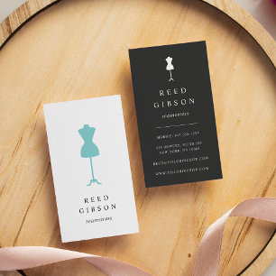 Chic Dress-formulier   Seamstress Tailor Designer Visitekaartje