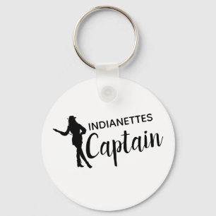 Chic Drill Team Captain Personalized Sleutelhanger