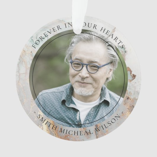 CHIC DUSKY GREY GOLD AGATE SYMPATHIE PHOTO MÉMORIA (devant)