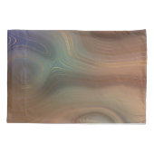 Chic Earthy Strata | Natuurlijke kopersteen — Agat Kussensloop (Achterkant)