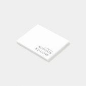 Chic een notitie uit scripttypografie Post-it Note (Schuin)