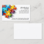 🌈 💼 "Chic Elegance" Carte de visite profession (Devant / Derrière)