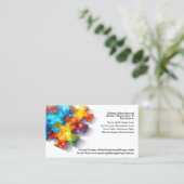 🌈 💼 "Chic Elegance" Carte de visite profession (Debout devant)