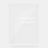 Chic Elegant Arc Débranché cérémonie gelée (Recto)