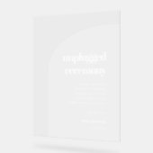 Chic Elegant Arc Débranché cérémonie gelée (Angle)