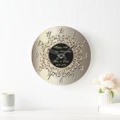 Chic Elegant Champagne 50 Wedding Jubileum  Grote Klok (Huis)