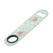 Chic Elegant Damask, Rose, Message Motivationnel (Dos Angle)