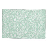 Chic Elegant Damask, Rozen, Motivatie Bericht Kussensloop (Achterkant)