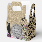 Chic Elegant Fabulous 50th Birthday Bedankdoosjes (Geopend)