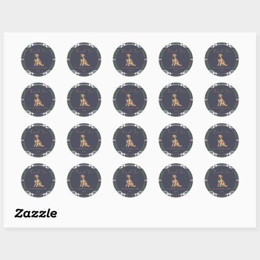 Chic elegant Fancy Dog Theme sticker (Feuille)