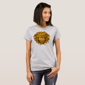 Chic Elegant Gold French Medusa Haute Couture T-shirt (Voorkant volledig)