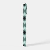 Chic Élégant Ikat Monogramme Diamant Noir Menthe (Côté droit)