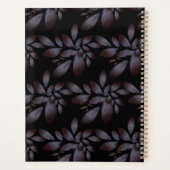 Chic Elegant Matte Motif Floral Monogramme (Dos)