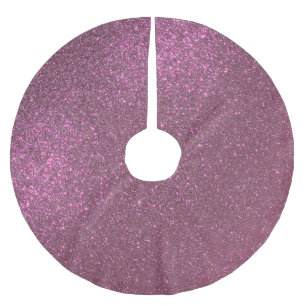 Chic Elegant Plum Paars Sparkly Glitter Kerstboom Rok