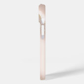 Chic Elegant Roos Gold Glitter Marble Case-Mate iPhone Case (Achterkant / Links)