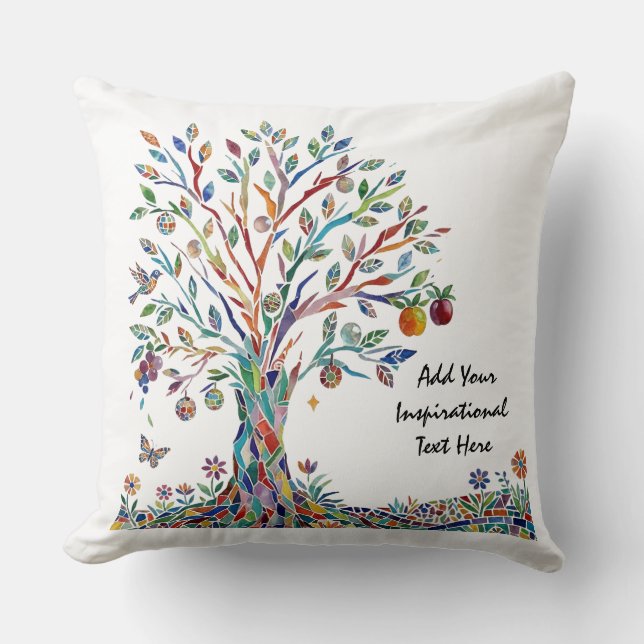  Chic elegant simple modern create your own   Kussen (Voorkant)