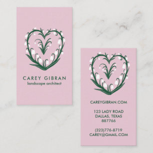 Chic Elegant Snowdrop Lily Line Tekening CUSTOM Visitekaartje