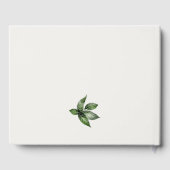 Chic Elegant Tropical Rainforest Toucan Wedding Gastenboek (Achterkant)