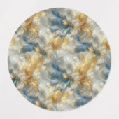 Chic Elegant Wervelt in Goud, Zilver, Blauw, Geel Labels (Design 1)