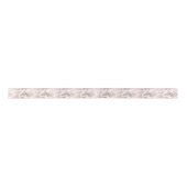 Chic Elegant White en Roos Gold Marble Pattern Lint (Voorkant)