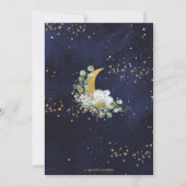 Chic Elephant We zijn over het Moon Boy Baby showe Kaart (Achterkant)