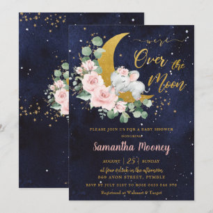 Chic Elephant We zijn over het Moon Girl Baby show Kaart