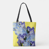 Chic en  Spring Floral Canvas tas voor haar (Achterkant)