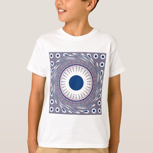 Chic Energetic Eye Design: een betoverend patroon T-shirt (Voorkant)