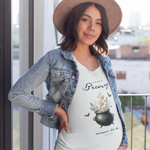 Chic 'Er komt een baby aan' Halloween babyborrel  T-shirt