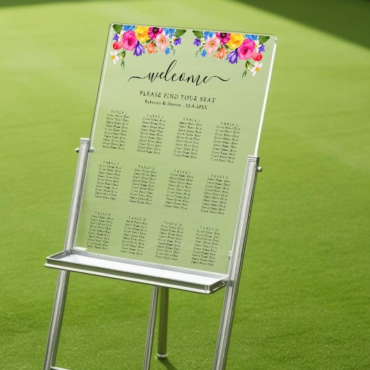 Chic et coloré fleur sauvage mariage