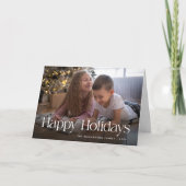 Chic et Élégant | Carte de vœux pliée (Devant)