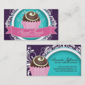 Chic et ElegantCake mord des cartes de visite (Devant / Derrière)