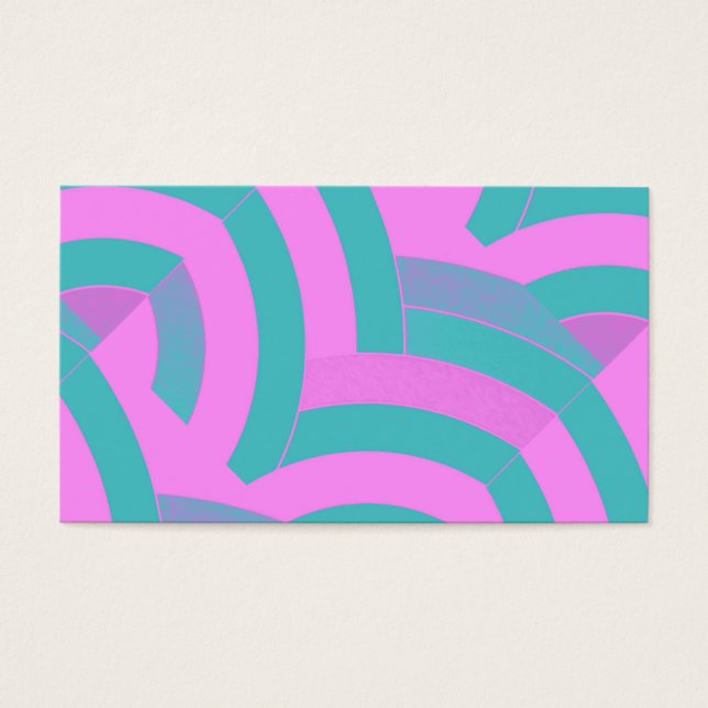chic et moderne, chevrons rose/vert chic (Devant)
