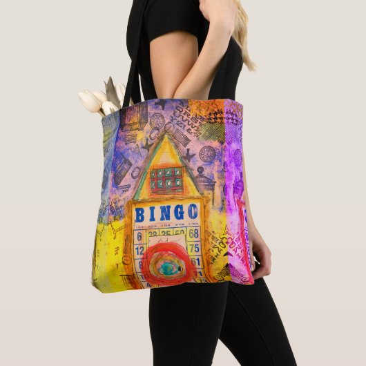 Chic et tendance Sac fourre-tout Lucky Bingo (De près)