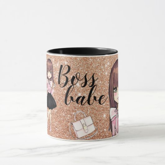 Chic et Wild fille's Planner café Mug (Centre)
