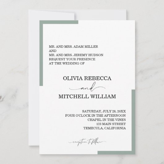 Chic Eucalyptus Greenery Wedding (Voorkant)