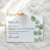 Chic Eucalyptus word je mijn vriendin van eer?