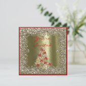 CHIC & FAB NOËL BLING CRYSTAL Invitation Or (Debout devant)