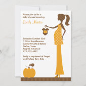 Chic Fall Maman-to-Be Invitations (Devant)