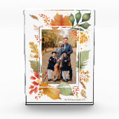 Chic Family Thanksgiving Herfst Leaf Border Fotoblokken (Voorkant)